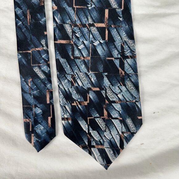Haas Automation Blue 100% Silk Neck Tie Formula One 1 Haas F1 Team Racing - Picture 13 of 13